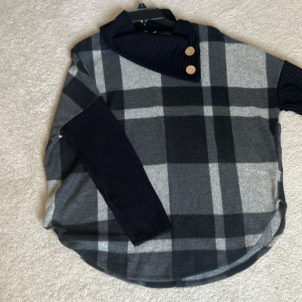 Warm wooly tunic top